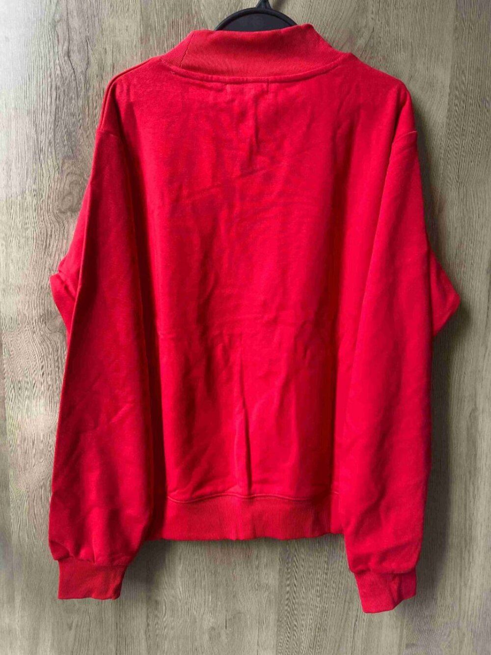 PARKE Red Letter Patch Mock Neck Sweatshirt - Picture 6 of 6